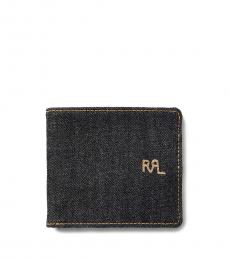 Ralph Lauren Dark Blue Selvedge Denim Billfold Wallet