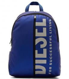 Dark Blue Bold Large Backpack