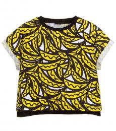 Stella McCartney Little Girls Black Banana T-Shirt