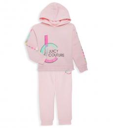 Juicy Couture 2 Piece Hoodie/Joggers Set (Little Girls)