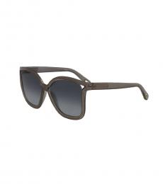 Chloe Grey Gradient Square Sunglasses