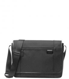 Michael Kors Black Travis Large Messenger Bag