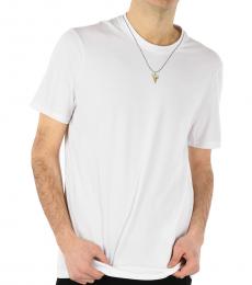 Neil Barrett White Slim Fit Sharktooth T-Shirt