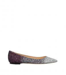 Jimmy Choo Multicolor Romy Glitter Ballerinas