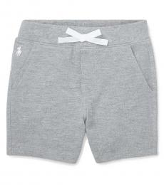 Ralph Lauren Baby Boys Andover Heather Pull-On Shorts