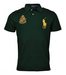 Ralph Lauren Bottle Green Custom Slim Fit Polo