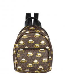 Michael Kors Brown Taxi Erin Convertible Small Backpack