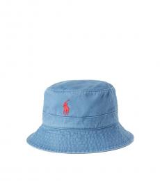 Ralph Lauren Sky Blue Bucket Hat