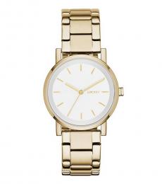 DKNY Golden Soho White Dial Watch