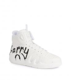 Giuseppe Zanotti White Evan Mock Talon Sneakers