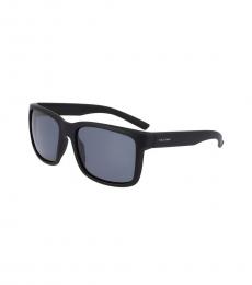 Cole Haan Matte Black Square Sunglasses