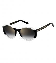 Marc Jacobs Black & White Round Sunglasses