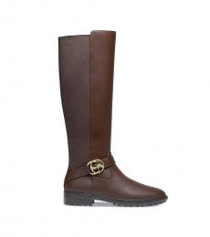 Coach Brown Leather Boots