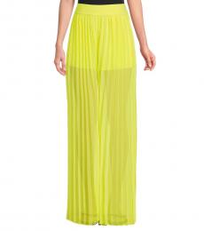 BCBGMaxazria Yellow Wide Leg Pant