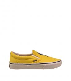 Ralph Lauren Yellow Slip On Sneakers