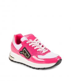 Karl Lagerfeld Pink Low-Top Sneakers