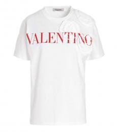 Valentino Garavani White Crewneck T-Shirt