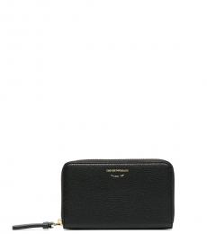 Emporio Armani Black Zipped Wallet