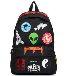 Balenciaga Black Explorer Large Backpack
