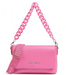 Mario Valentino Light Pink Solid Medium Shoulder Bag