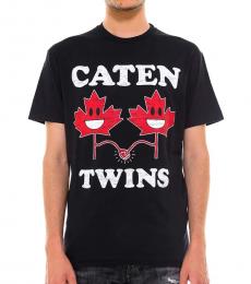 Dsquared2 Black Cool Fit Caten Twins T-Shirt