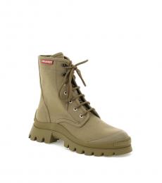Dsquared2 Green Tank Combat Boots