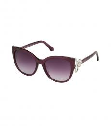 Shiny Violet Gradient Sunglasses