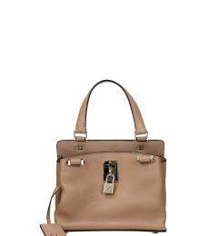 Valentino Garavani Beige Piper Mini Satchel