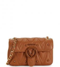 Mario Valentino Caramel Poisson D Sauvage Small Shoulder Bag