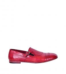 Bright Red Varan Dress Shoes