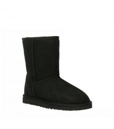UGG Black Classic Short Twinface Boots