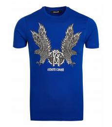 Royal Blue Graphic Logo T-Shirt