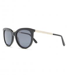 Etro Black Round Sunglasses