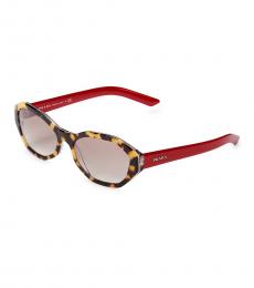 Prada Havana Oval Sunglasses