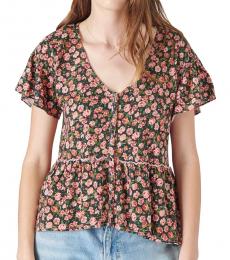 Lucky Brand Multicolor Button-Up Top
