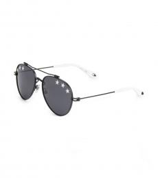 Black Star Aviator Sunglasses