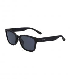 Cole Haan Matte Black Square Sunglasses