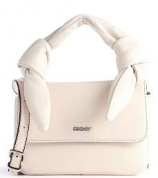 DKNY White Sophie Medium Shoulder Bag