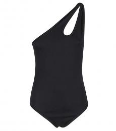 Bottega Veneta Black Cut-Out Swimsuit