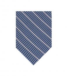 Blue Pillar Stripe Tie