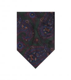 Ralph Lauren Green-Navy Paisley Tie