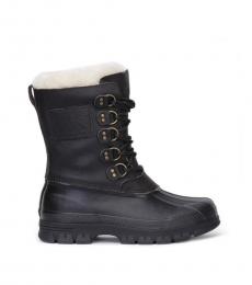 Ralph Lauren Black Grey Longhirst Hiking Boots