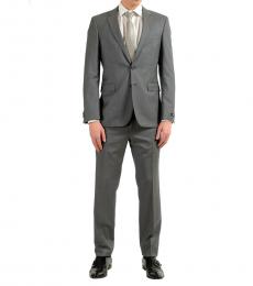 Grey Wool Two Button Suit