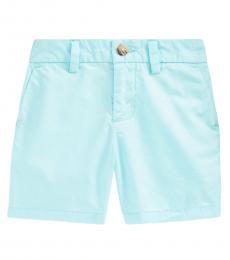 Ralph Lauren Baby Boys Island Aqua Poplin Shorts