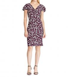 Ralph Lauren Reisin Cream Floral Ruffle-Sleeve Dress
