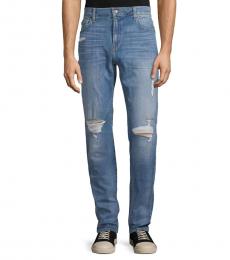 7 For All Mankind Conquistador Ryley Destroyed Skinny Jeans