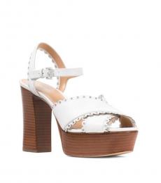 Michael Kors Optic White Jessie Platform Pumps