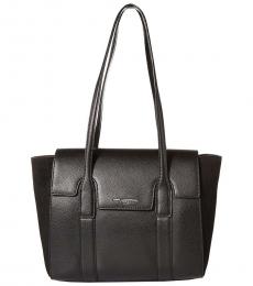 Karl Lagerfeld Black/Gold Cassandra Large Tote