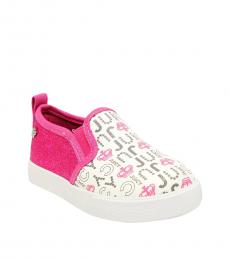 Juicy Couture Baby Girls White Pink Petaluma Loafers