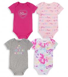 Juicy Couture 4 Piece Bodysuit Set (Baby Girls)